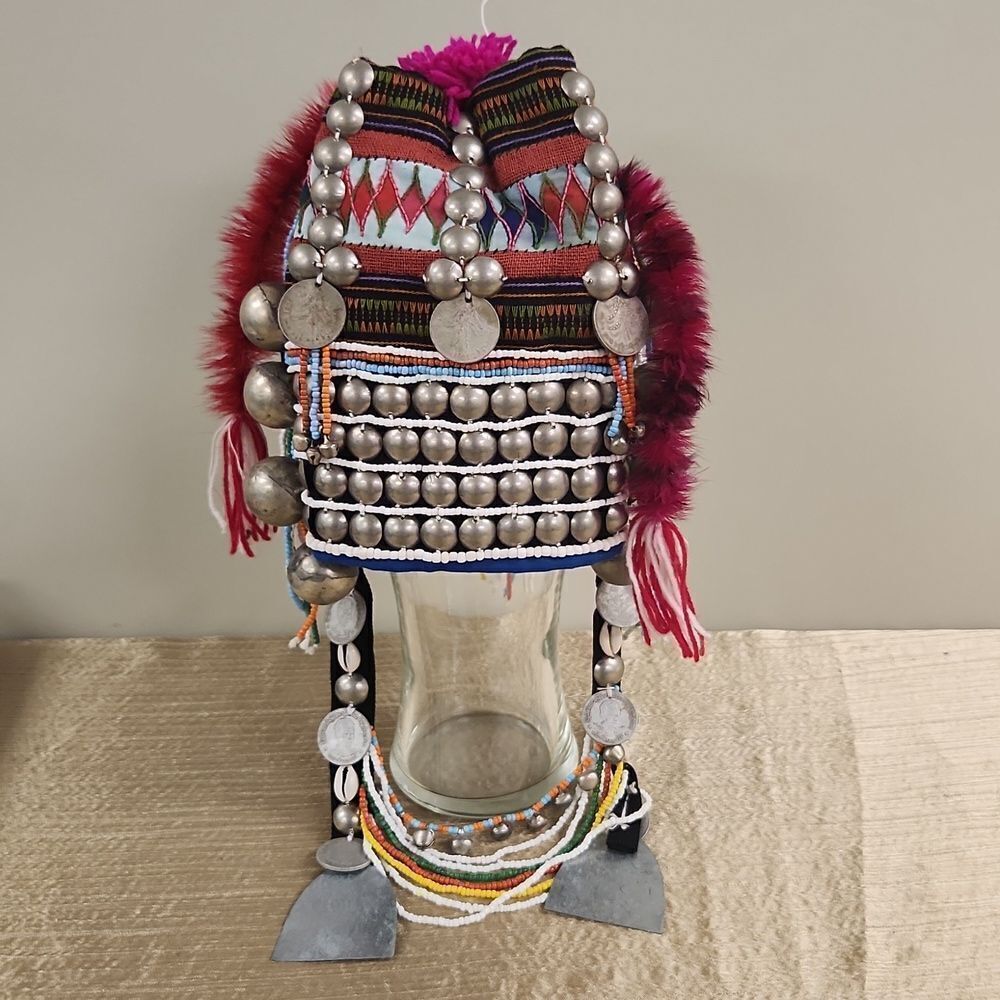 Thailand Akha Hill Tribe Child's Cap